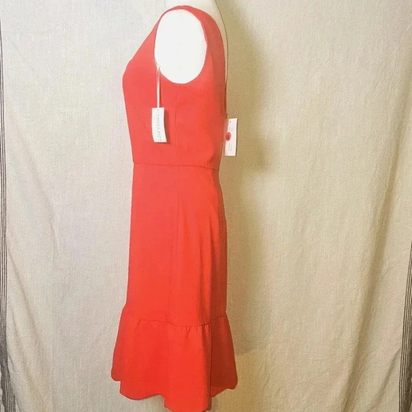 Camilyn Beth The Stacey Red Fit And Flare Flirty Sleeveless Dress SZ 4 - Picture 4 of 12